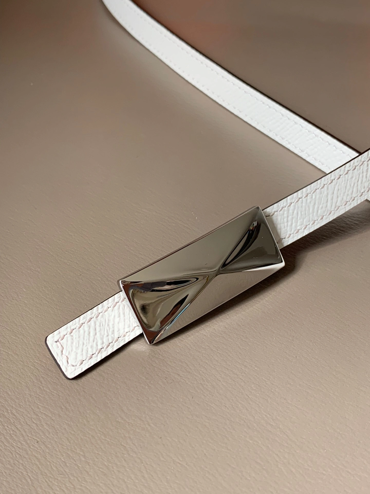 Barbara-- 1.3CM three piece--reversible Calfskin item:C-S179K1857
